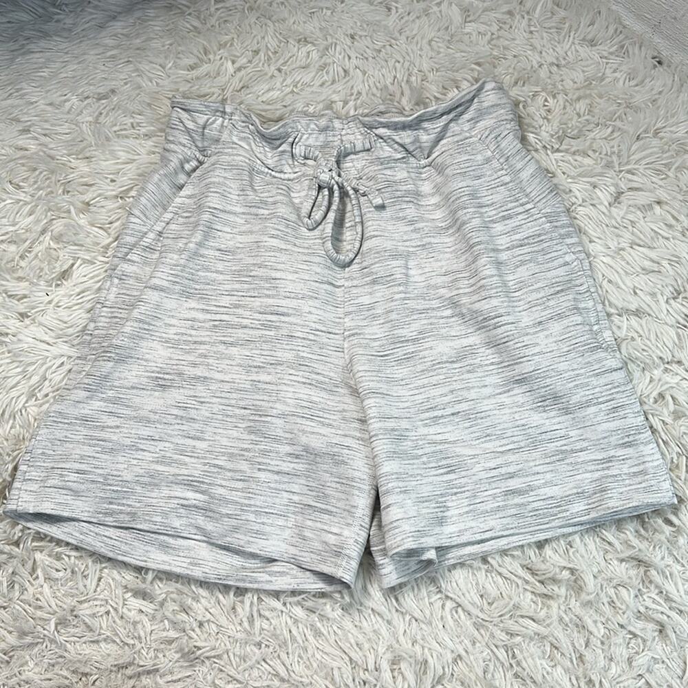 Lululemon Hello Sunday Short Heathered Space Dyed Mod White